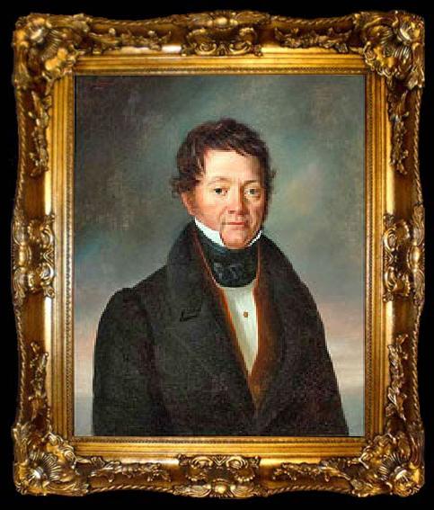 framed  unknow artist Oil on canvas painting of Louis Barillier, ta009-2